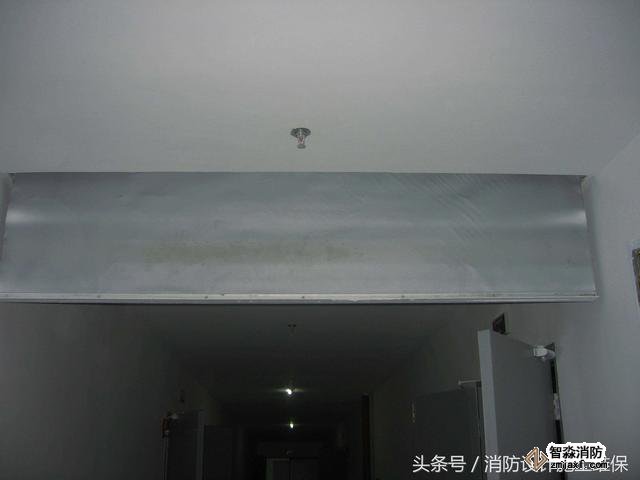 防煙系統(tǒng)之擋煙垂壁，地下汽車庫和商場常見